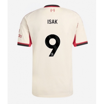Billige Fotballdrakt Liverpool Alexander Isak #9 Replika Bortedrakt 2025-26 Kortermet